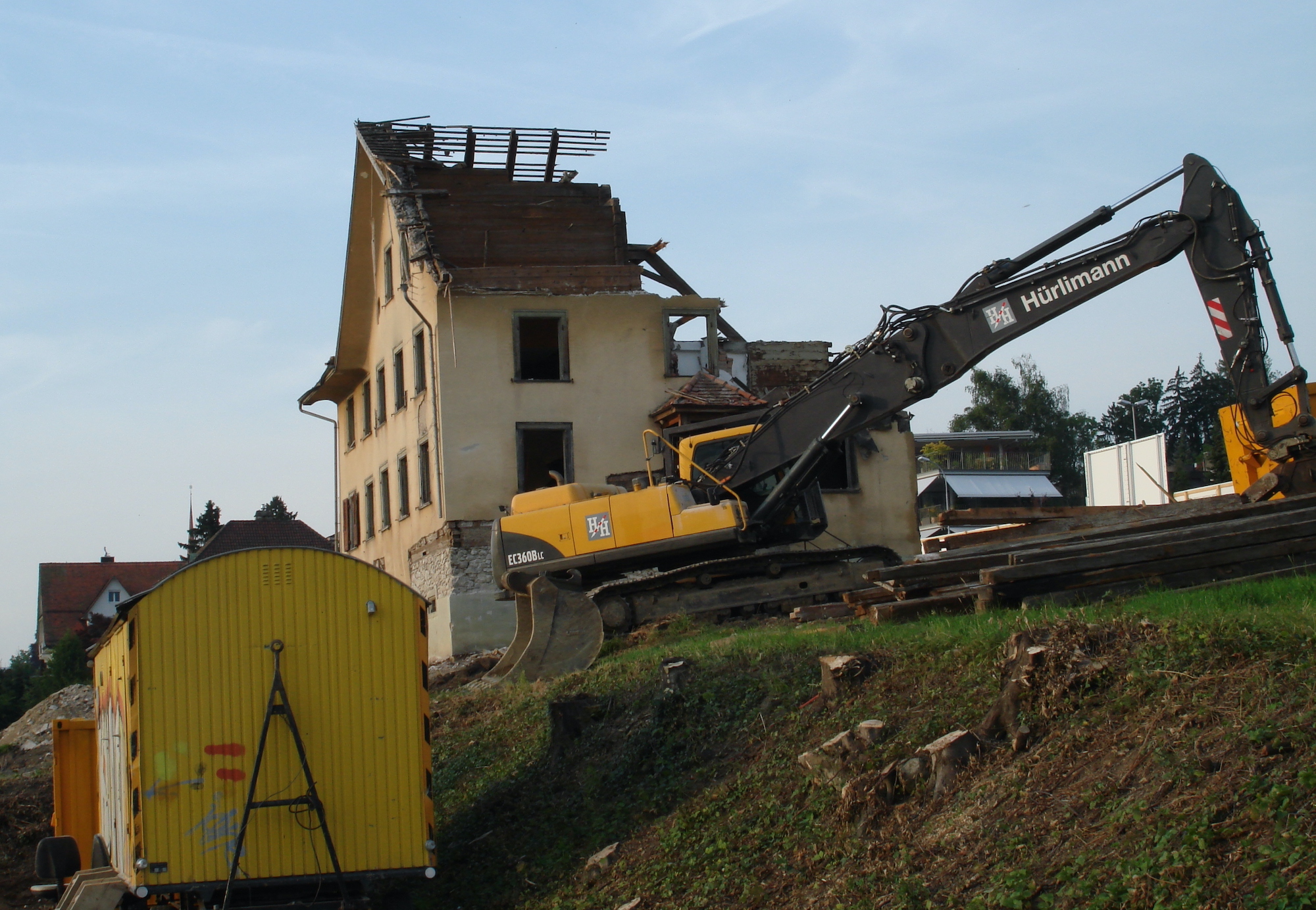 Haus Oberer Roost Zug Abriss 2010